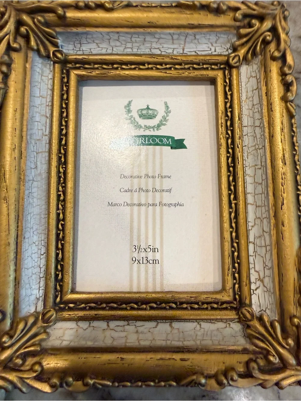 Gold Ornate Picture Frames - Decorative Set